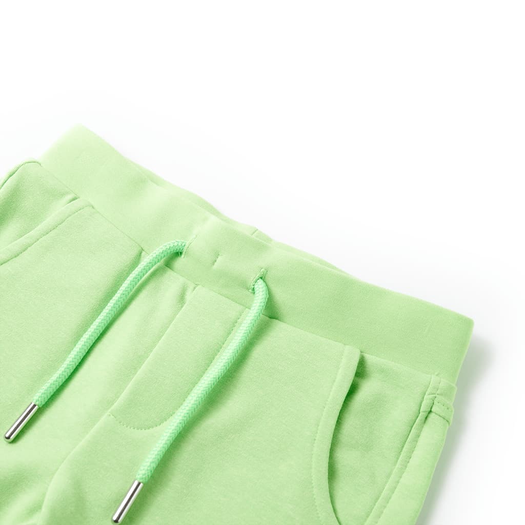 VidaXL Kindershorts 92 fluoreszierendes Grün