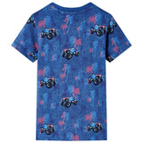 VidaXL Kindershirt 104 dunkelblau gemischt