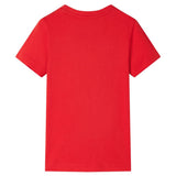 VidaXL Kindershirt 128 rot