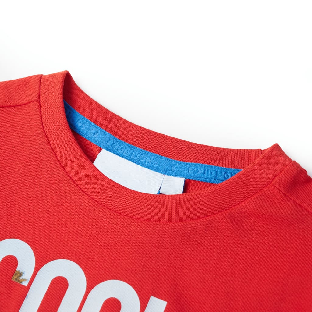 VidaXL Kindershirt 128 rot