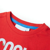 VidaXL Kindershirt 128 rot
