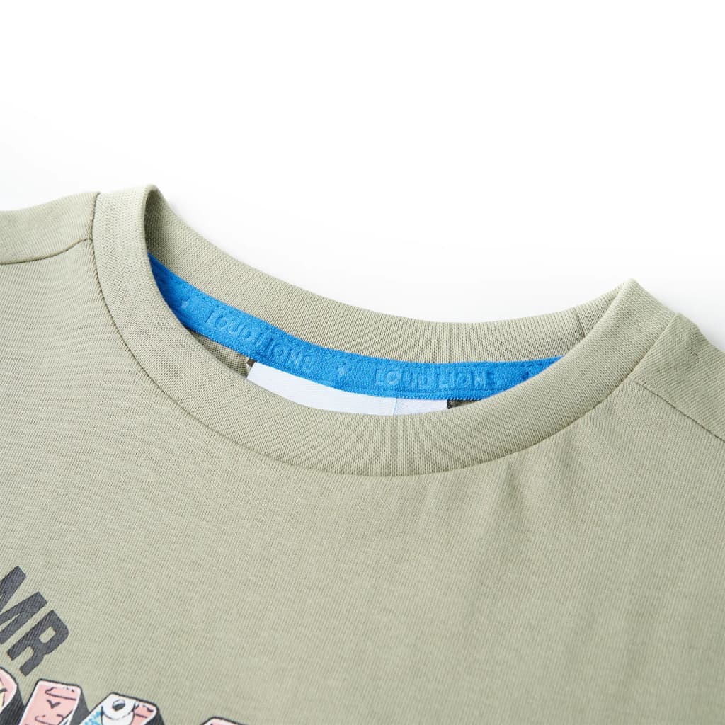 VidaXL Kinderhemd 104 helles Khaki