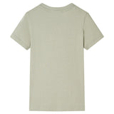 VidaXL Kinderhemd 116 helles Khaki