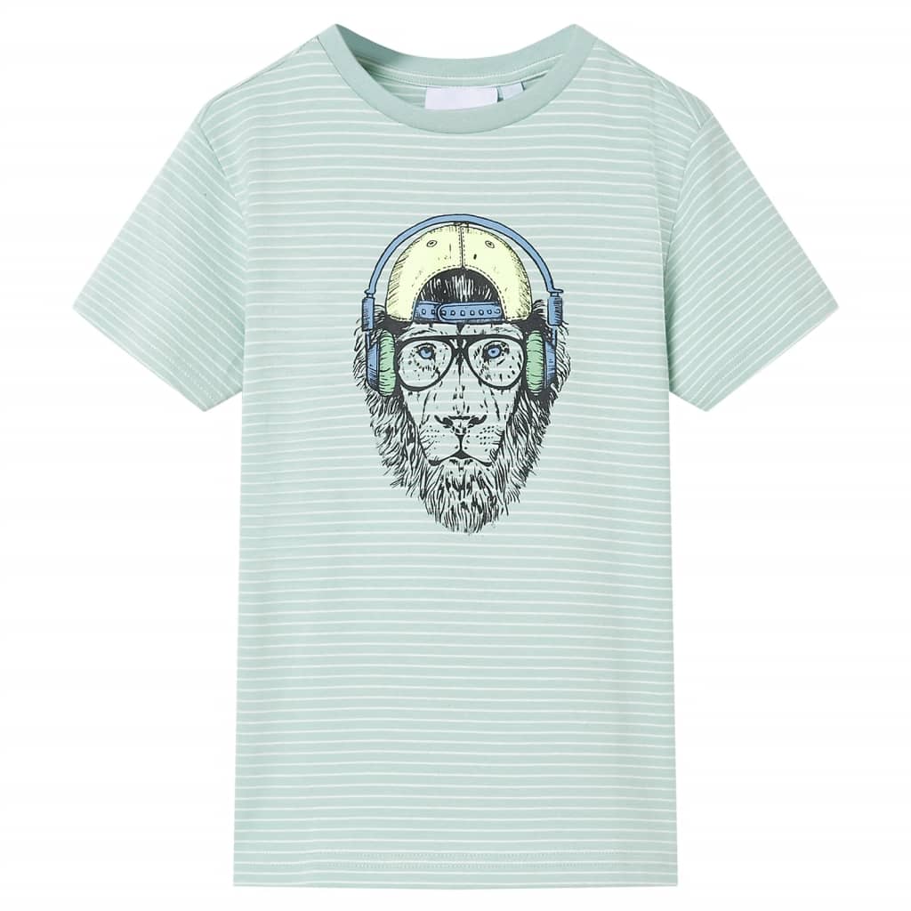 VidaXL Kindershirt mit Streifen 92 hellmint