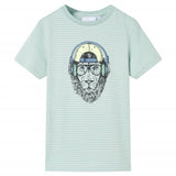 VidaXL Kindershirt mit Streifen 92 hellmint