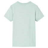 VidaXL Kindershirt mit Streifen 104 helles Mint