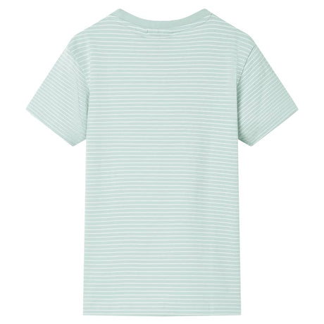 VidaXL Kindershirt mit Streifen 104 helles Mint