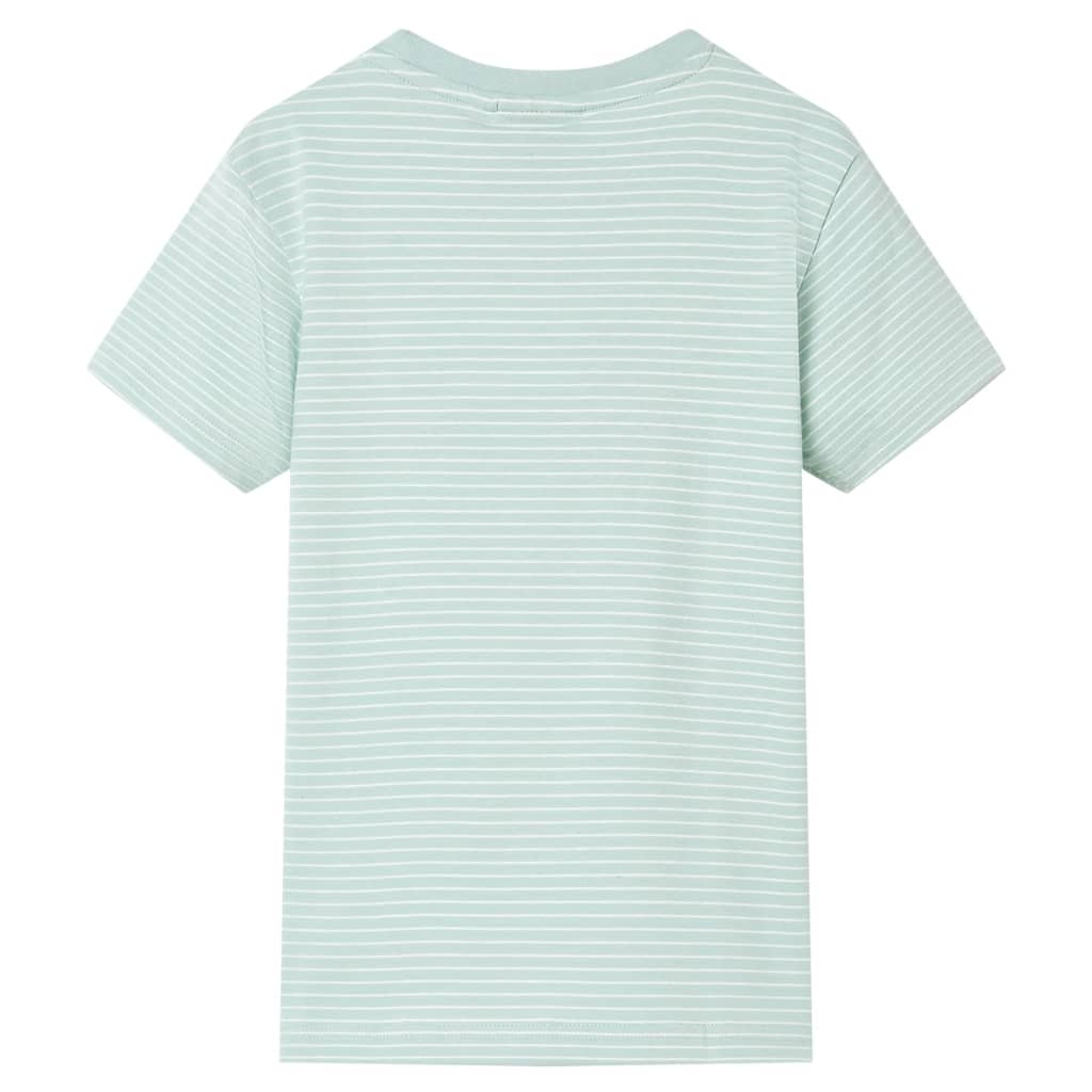 VidaXL Kindershirt mit Streifen 140 hellmint