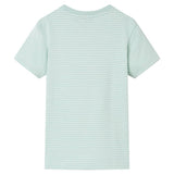 VidaXL Kindershirt mit Streifen 140 hellmint