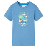 VidaXL Kindershirt 92 mittelblau