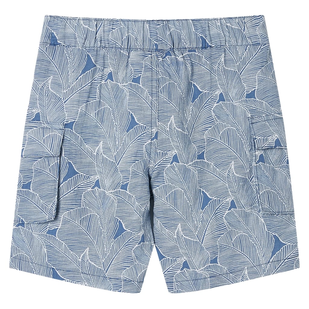 VidaXL Kindershorts mit Kordelzug 92 dunkelblau