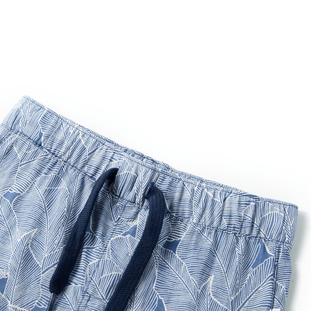 VidaXL Kindershorts mit Kordelzug 92 dunkelblau