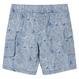 VidaXL Kindershorts mit Kordelzug 116 dunkelblau