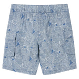 VidaXL Kindershorts mit Kordelzug 140 dunkelblau