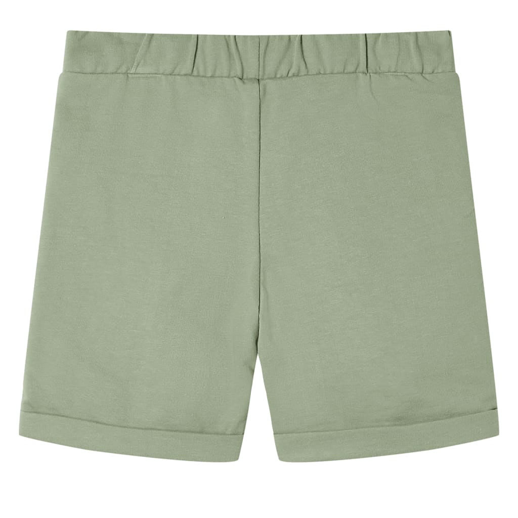 VidaXL Kindershorts mit Kordelzug 92 helles Khaki