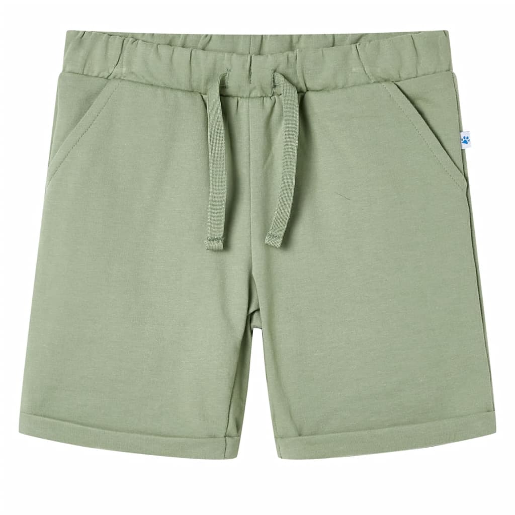 VidaXL Kindershorts mit Kordelzug 128 helles Khaki
