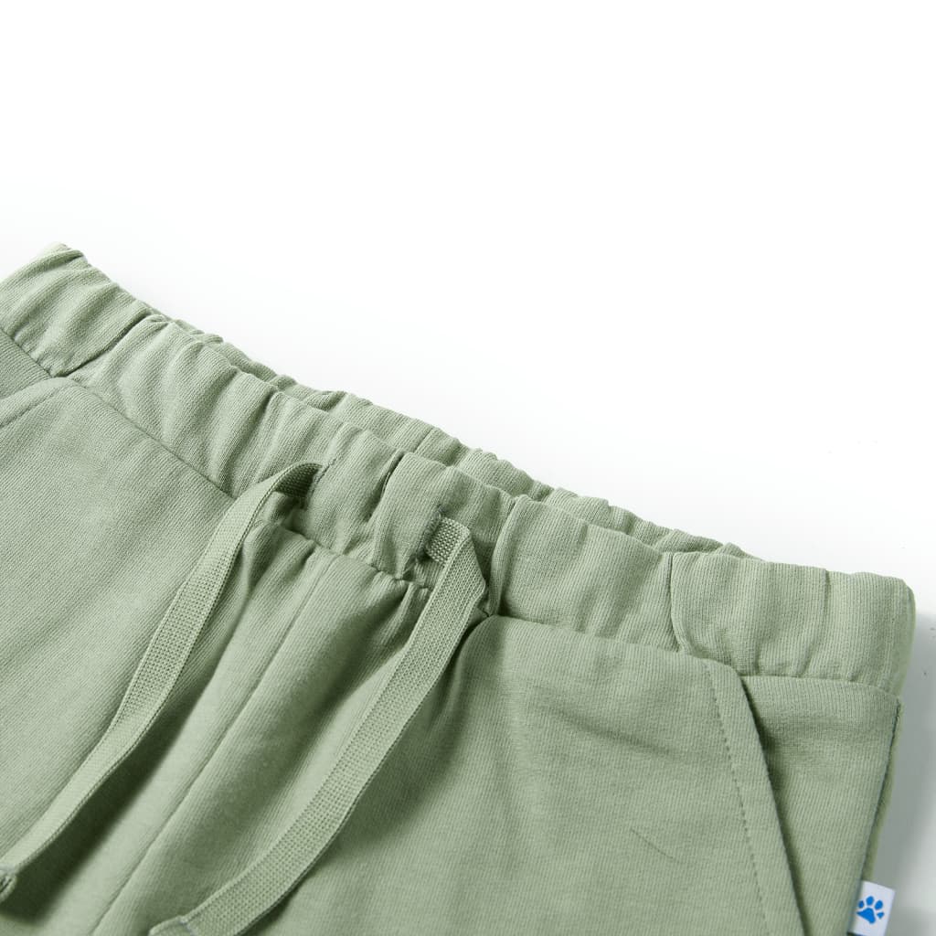 VidaXL Kindershorts mit Kordelzug 128 helles Khaki