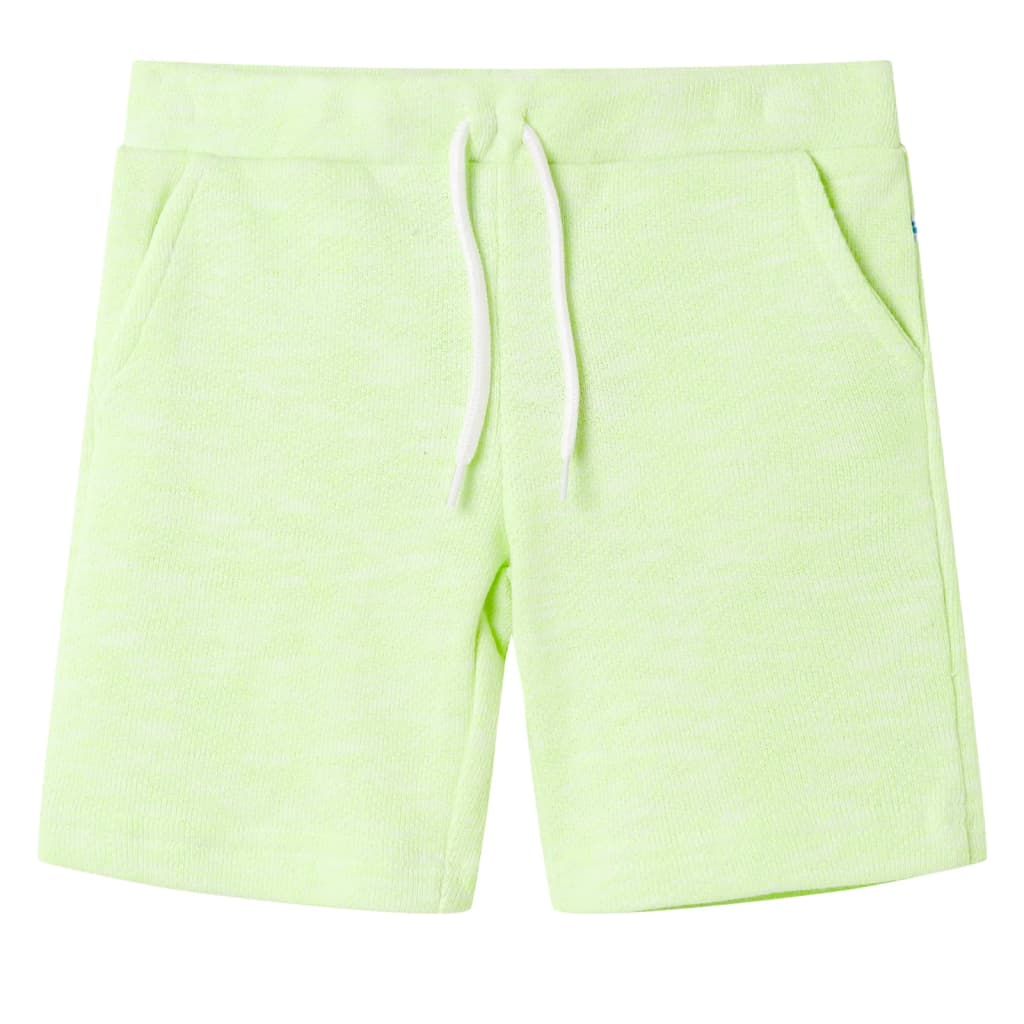 VidaXL Kindershorts mit Kordelzug 116 neongelb