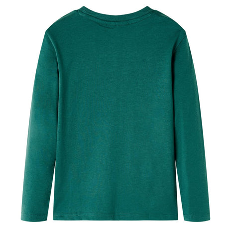 VidaXL Kindershirt mit langen Ärmeln 92 grün