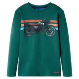 VidaXL Kindershirt mit langen Ärmeln 116 Grün