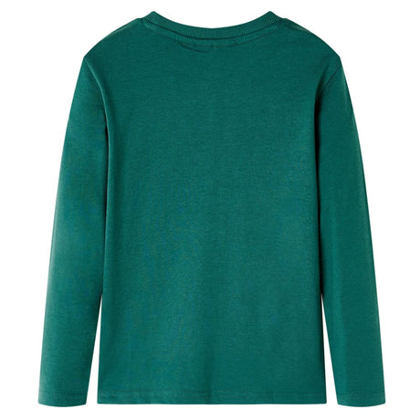 VidaXL Kindershirt mit langen Ärmeln 128 grün