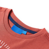 VidaXL Kindershirt mit langen Ärmeln 128 hennafarben