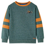 VidaXL Kinderpullover 92 dunkelgrün gemischt