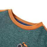 VidaXL Kinderpullover 128 dunkelgrün gemischt