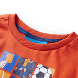 VidaXL Kindershirt mit langen Ärmeln 116 Orange