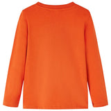VidaXL Kindershirt mit langen Ärmeln 140 Orange