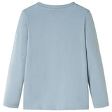 VidaXL Kindershirt mit langen Ärmeln 104 Hellblau