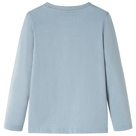 VidaXL Kindershirt mit langen Ärmeln 104 Hellblau