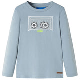 VidaXL Kindershirt mit langen Ärmeln 116 Hellblau