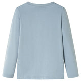 VidaXL Kindershirt mit langen Ärmeln 116 Hellblau