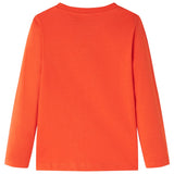 VidaXL Kindershirt mit langen Ärmeln 116 leuchtend orange