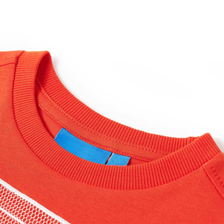 VidaXL Kindershirt mit langen Ärmeln 116 leuchtend orange