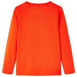 VidaXL Kindershirt mit langen Ärmeln 104 leuchtend orange