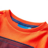 VidaXL Kindershirt mit langen Ärmeln 104 leuchtend orange