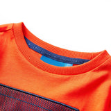 VidaXL Kindershirt mit langen Ärmeln 116 leuchtend orange