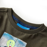 VidaXL Kindershirt mit langen Ärmeln 140 Khaki