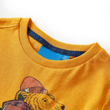 VidaXL Kindershirt mit langen Ärmeln 116 Ocker