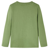 VidaXL Kindershirt mit langen Ärmeln 104 helles Khaki