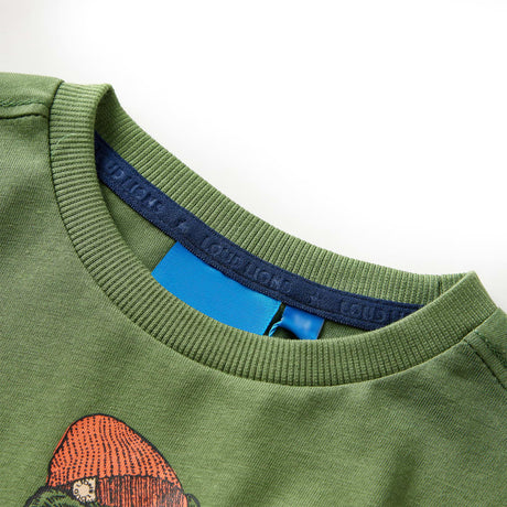 VidaXL Kindershirt mit langen Ärmeln 104 helles Khaki