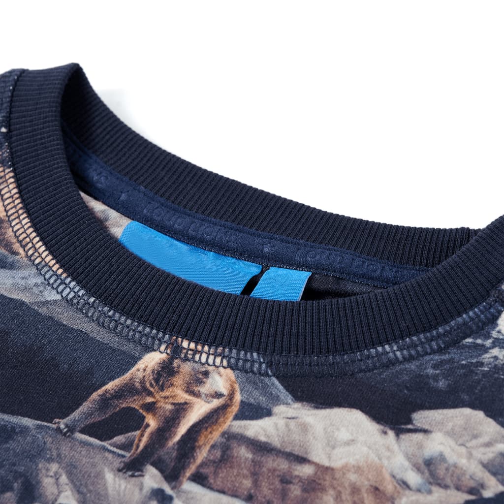 VidaXL Kinderpullover 92 Marineblau