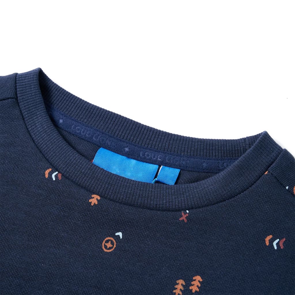 VidaXL Kinderpullover 128 Marineblau gemischt