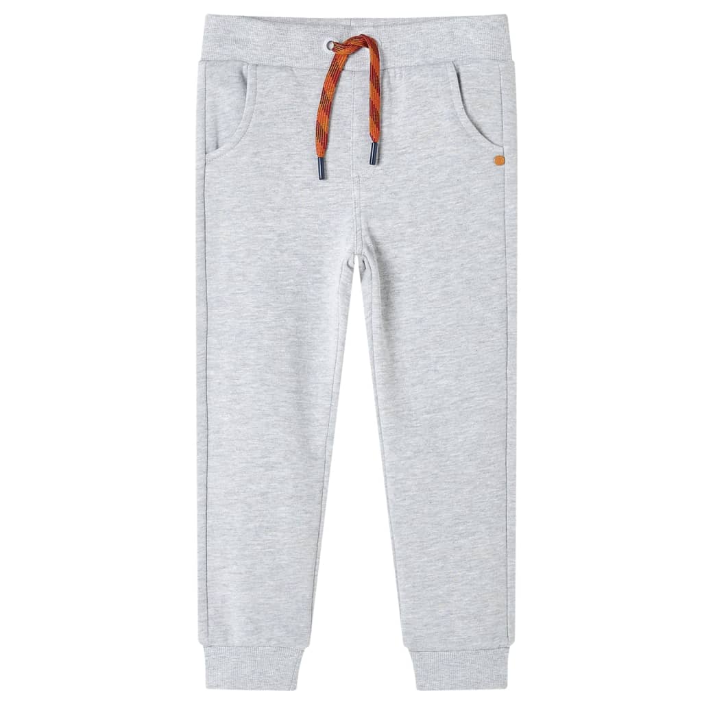 VidaXL Kinder-Jogginghose 128 grau gemischt