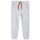 VidaXL Kinder-Jogginghose 140 Grau Melange