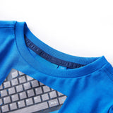 VidaXL Kindershirt mit langen Ärmeln 104 Kobaltblau