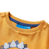 VidaXL Kindershirt mit langen Ärmeln 116 dunkles Ocker