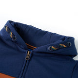 VidaXL Kinderstrickjacke mit Kapuze und Reißverschluss 116